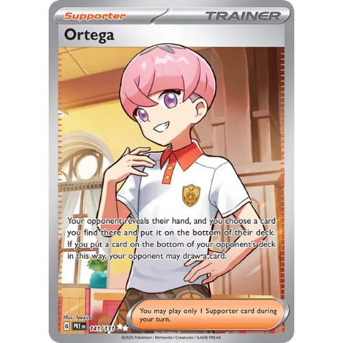 Ortega – Ultra Rare (Shiny) | Prismatic Evolutions 141/131 | Pokémon Card Game