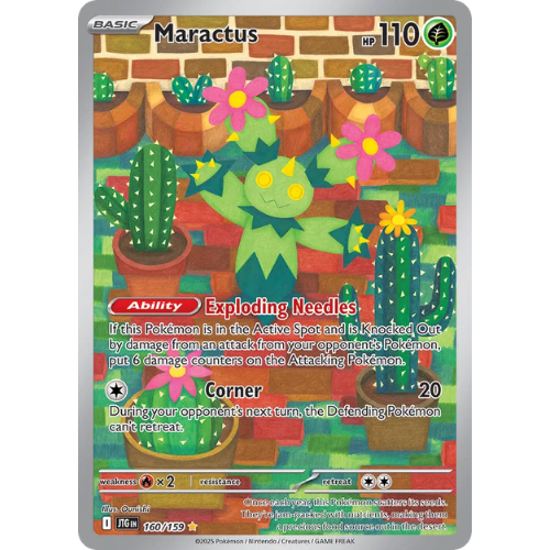 Maractus – Illustration Rare (IR) Shiny | Journey Together 160/159 | Pokémon Card Game