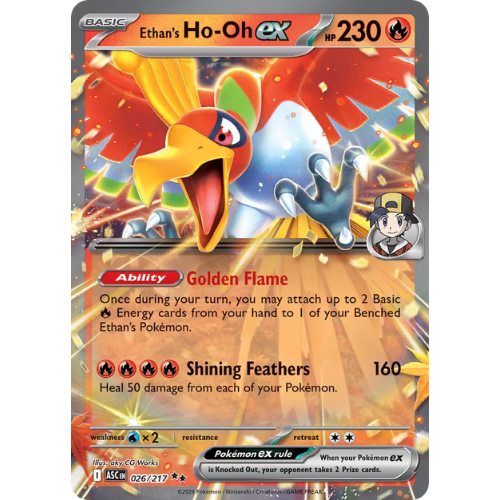 Ethan's Ho-Oh ex (026/217) [ME: Ascended Heroes]